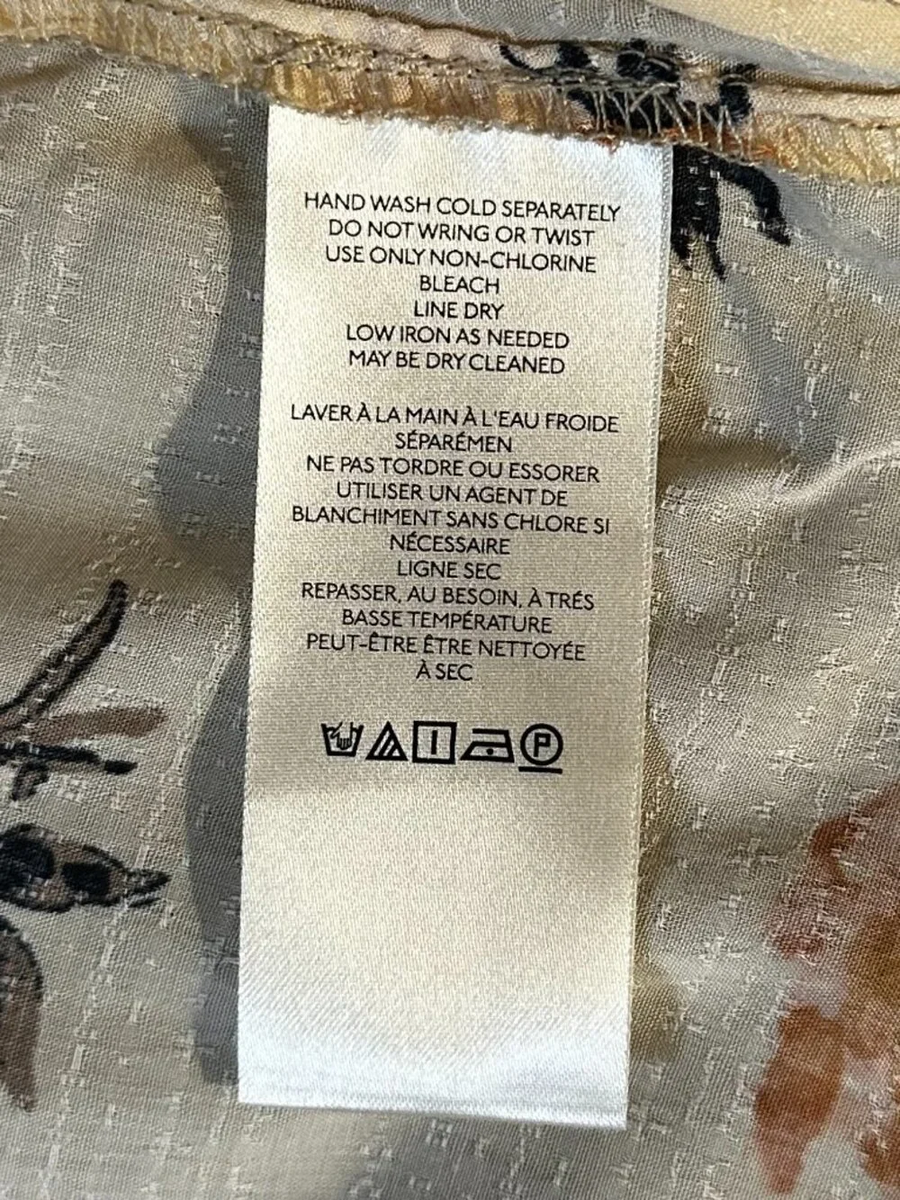 NWT Free People Gemini Blouse Sand Combo Patchwork Boho Top - Small